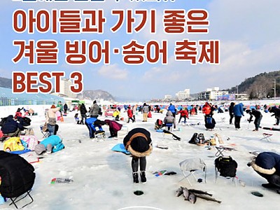 연휴, 주말에 아이들과 가기 좋은 곳! 서울 근교 빙어 축제 추천